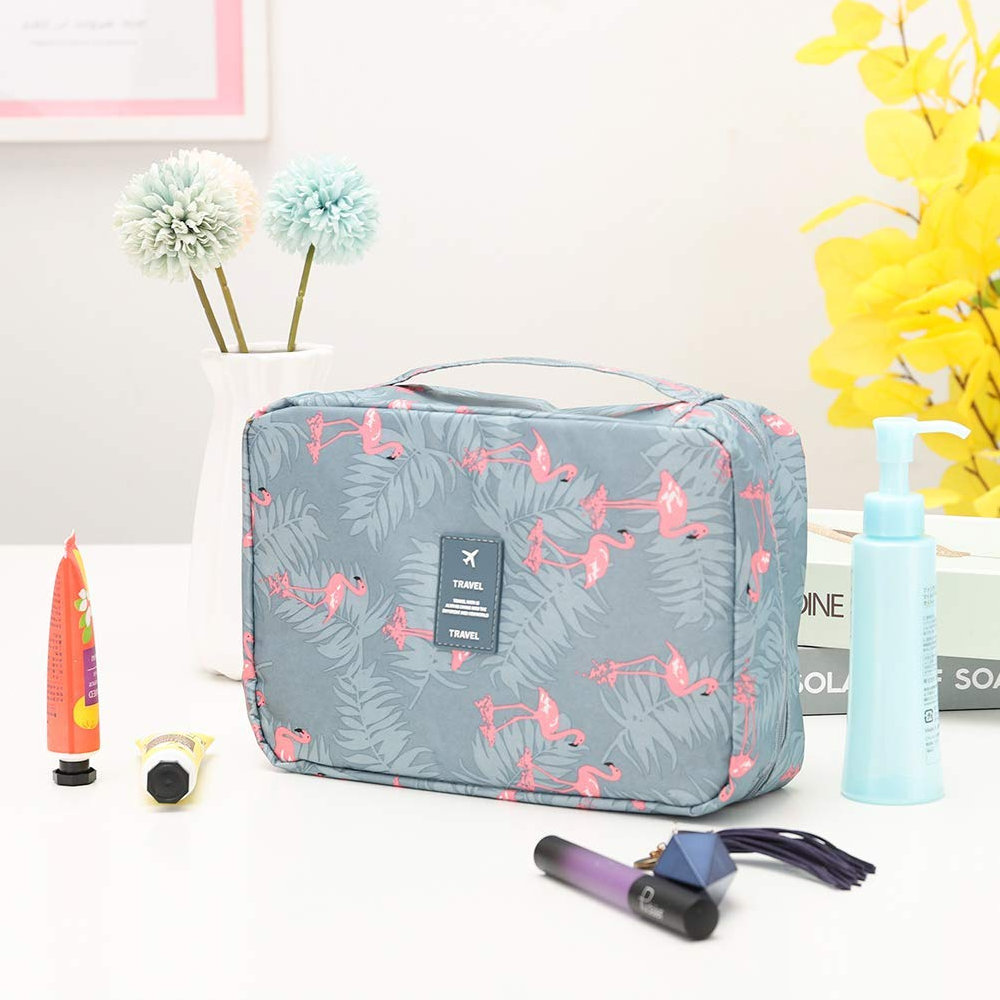 Hanging Toiletry Bag: Foldable, Padded & Waterproof