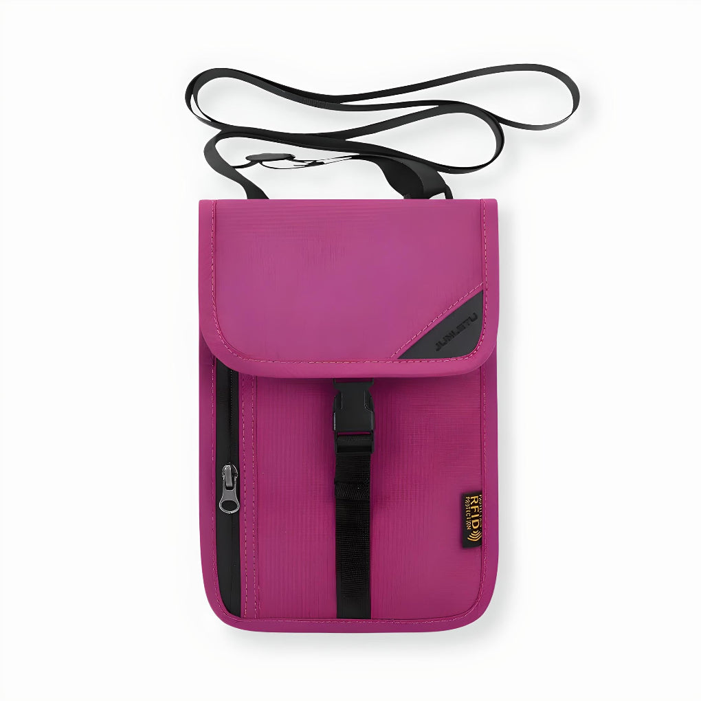 Davy | Travel Neck Wallet RFID Security Pouch
