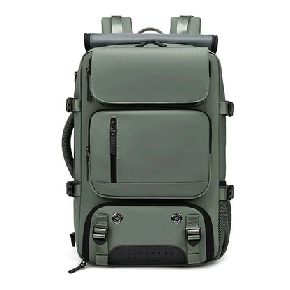 Davy | TRAVELMAX Pack – Large Waterproof Travel Backpack with USB Charging Port