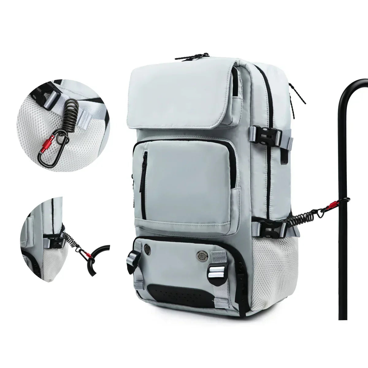 Davy | TRAVELMAX Pack – Large Waterproof Travel Backpack with USB Charging Port