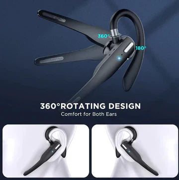 Davy | Trucker Dual Mic Wireless Bluetooth 5.1 Noise-Canceling Headset/Earpiece