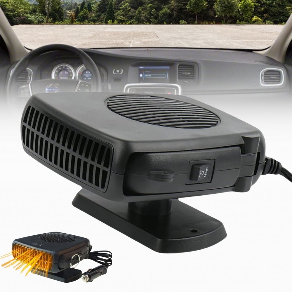 Davy | TurboHeat | 12V Car Heater – 150W/300W Ceramic Fan Heater, Portable Car Dehumidifier & Heater