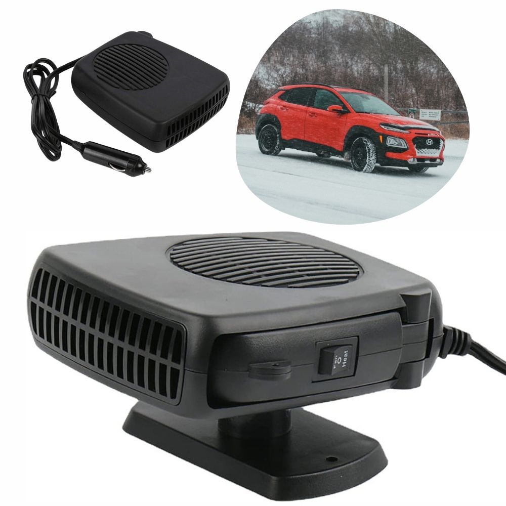 Davy | TurboHeat | 12V Car Heater – 150W/300W Ceramic Fan Heater, Portable Car Dehumidifier & Heater