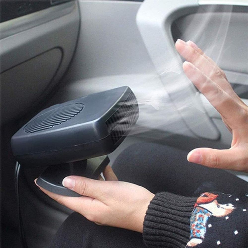 Davy | TurboHeat | 12V Car Heater – 150W/300W Ceramic Fan Heater, Portable Car Dehumidifier & Heater