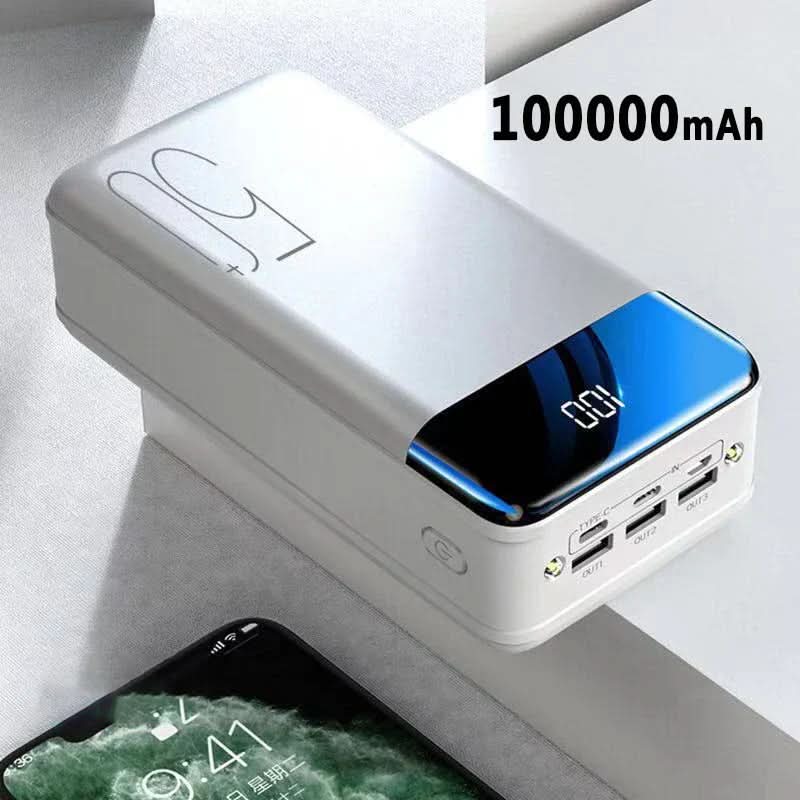 Davy | Ultra-Powerbank with 100,000 mAh for maximum energy and fast charging