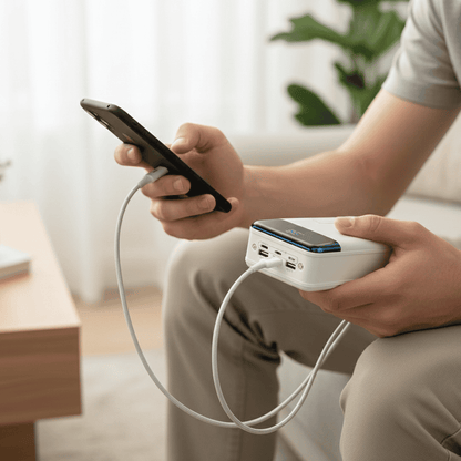 Davy | Ultra-Powerbank with 100,000 mAh for maximum energy and fast charging