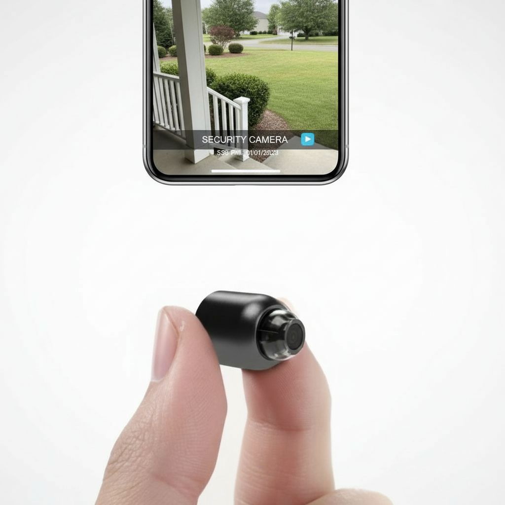 Davy | Miniature WiFi Camera | 1080p HD | 120° View | Night Vision | Motion Alerts | 2-Way Talk
