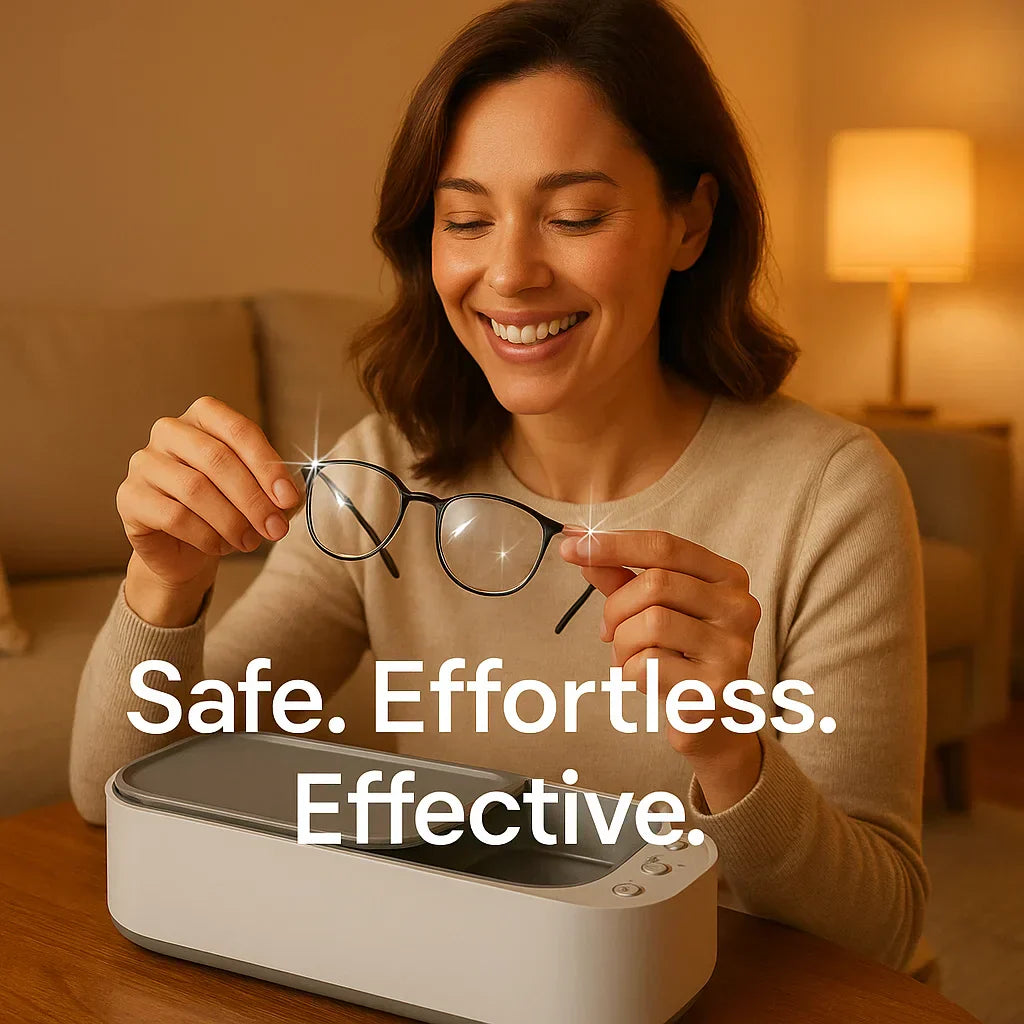 Davy | Ultrasonic Cleaning Device | Gentle, Efficient & Versatile for Jewelry, Glasses, Watches, and Dentures