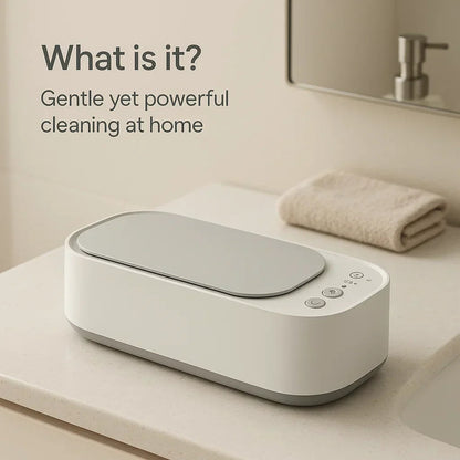 Davy | Ultrasonic Cleaning Device | Gentle, Efficient & Versatile for Jewelry, Glasses, Watches, and Dentures
