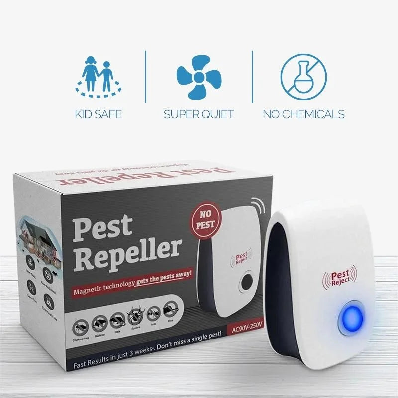 Davy | Ultrasonic Mouse Repeller – Odorless Pest Control Safe for Children & Pets
