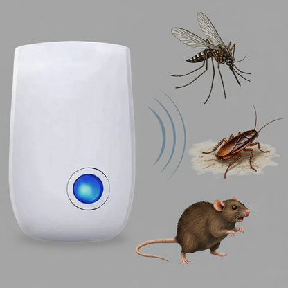 Davy | Ultrasonic Mouse Repeller – Odorless Pest Control Safe for Children & Pets