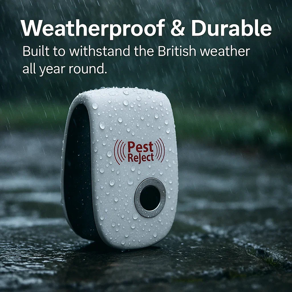 Davy | Ultrasonic Squirrel Repeller Device - Effective Pest Control to Deter Squirrels in 48 Hours for Gardens & Yards