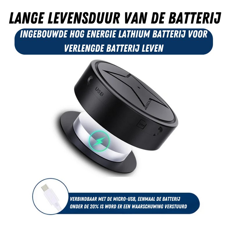 Davy UltraTrack | Magnetic Mini GPS Tracker | Real-Time Location & Cloud Logging | 500mAh Battery with Low-Power Alarm | GPS/LBS Dual-Mode | Theft & Vibration Alarm