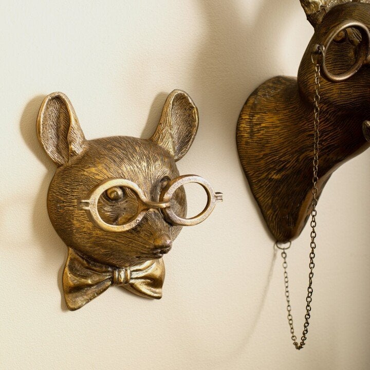Davy | Quirky Animal Head Wall Sculptures for Decor