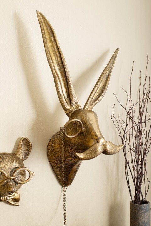 Davy | Quirky Animal Head Wall Sculptures for Decor