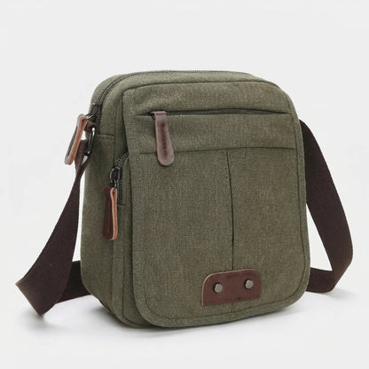 Davy | Unisex Crossbody Bag with Zipper Pockets