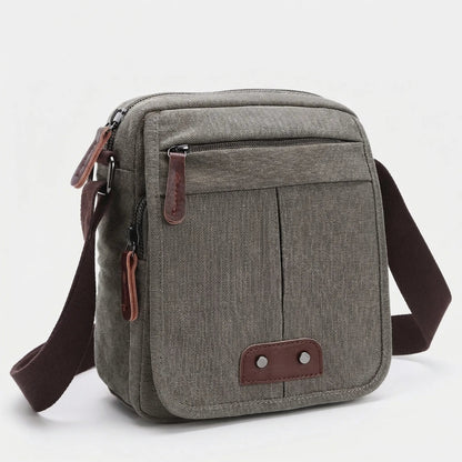 Davy | Unisex Crossbody Bag with Zipper Pockets