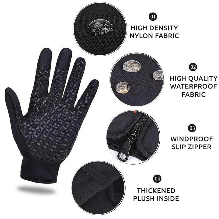 Davy | Unisex Heated Thermal Gloves for Winter Outdoor Activities