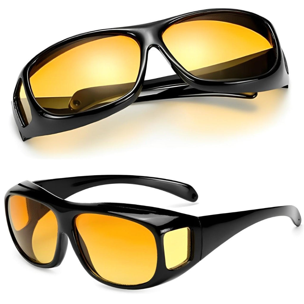 Davy | Unisex Night Driving Glasses with Yellow Tint