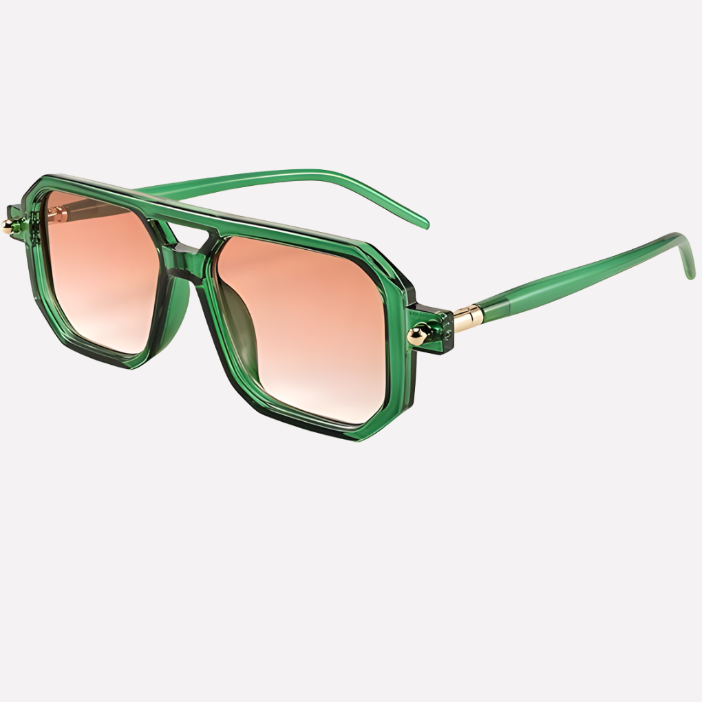 Davy | Unisex Square Aviator Sunglasses