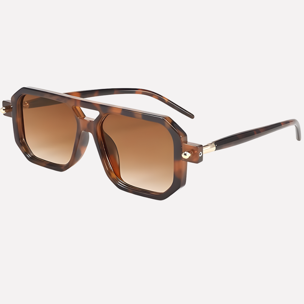 Davy | Unisex Square Aviator Sunglasses