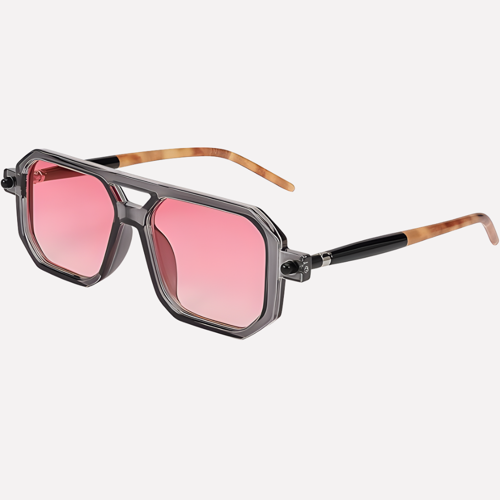 Davy | Unisex Square Aviator Sunglasses