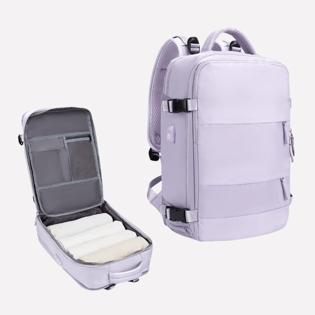 Davy | Unisex Travel Backpack with Shoe Compartment