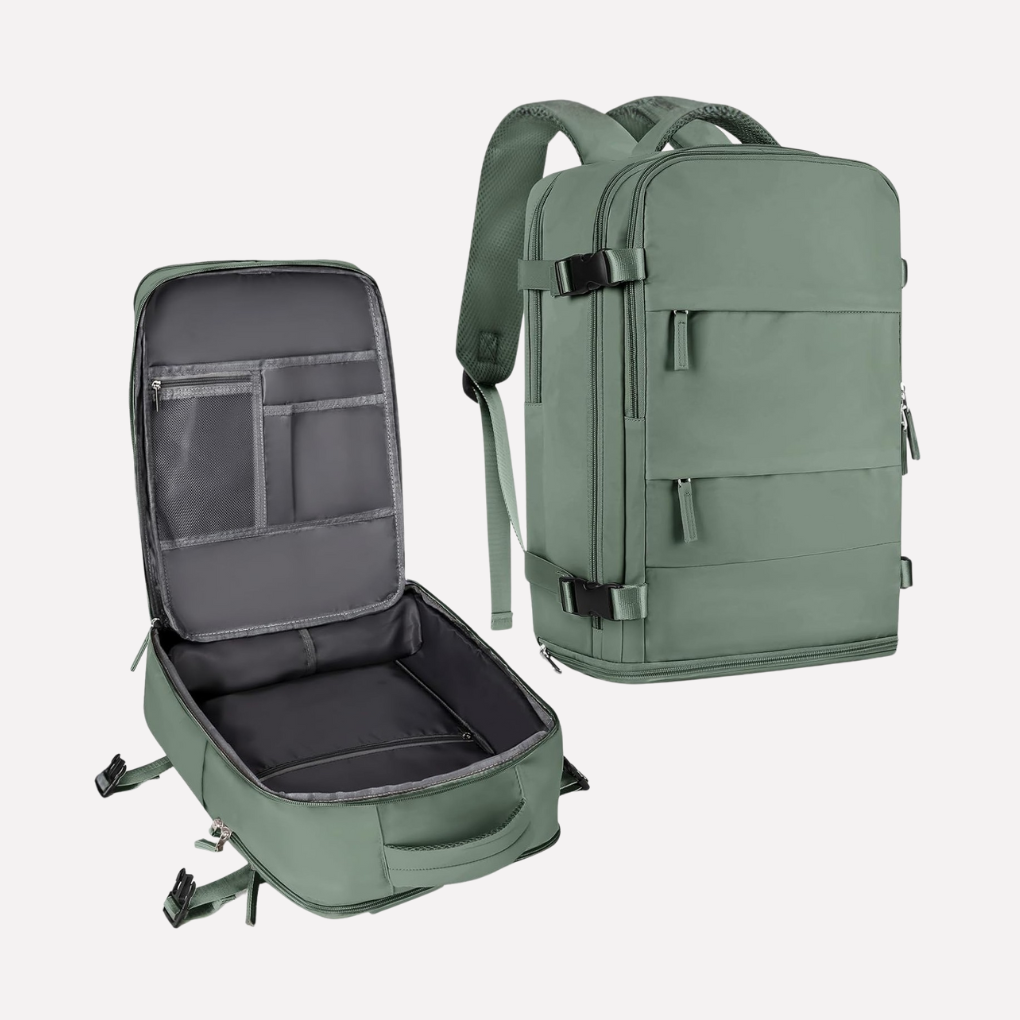 Davy | Unisex Travel Backpack with Shoe Compartment