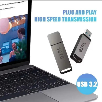 Davy | USB 3.2 Flash Drive | High-Speed, Waterproof & Shockproof for Windows and Mac OS