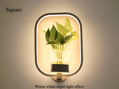 Davy | VerdantLume LED Wall Light with Plant Holder