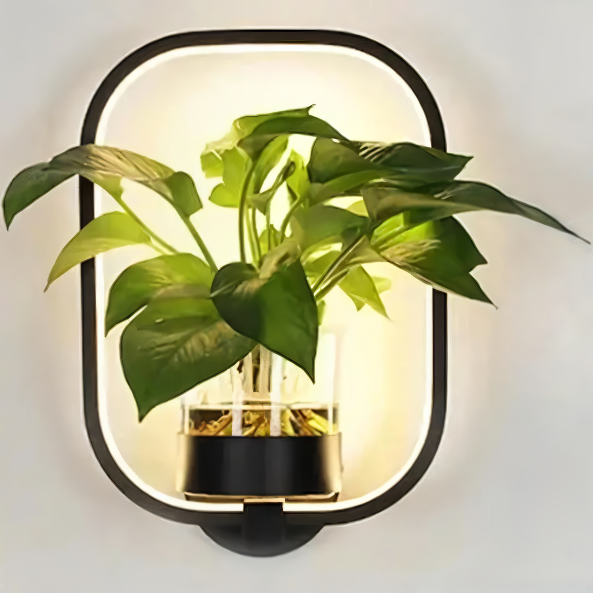 Davy | VerdantLume LED Wall Light with Plant Holder