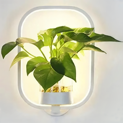 Davy | VerdantLume LED Wall Light with Plant Holder