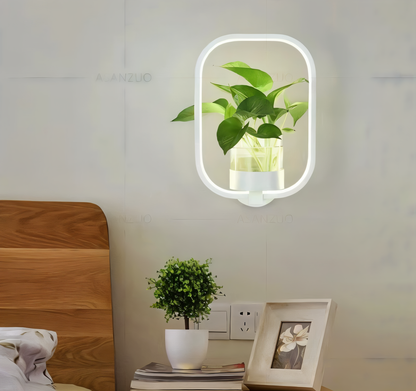 Davy | VerdantLume LED Wall Light with Plant Holder