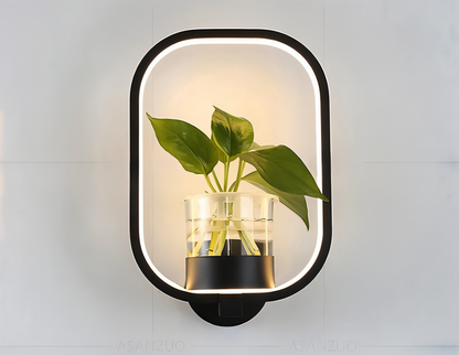 Davy | VerdantLume LED Wall Light with Plant Holder