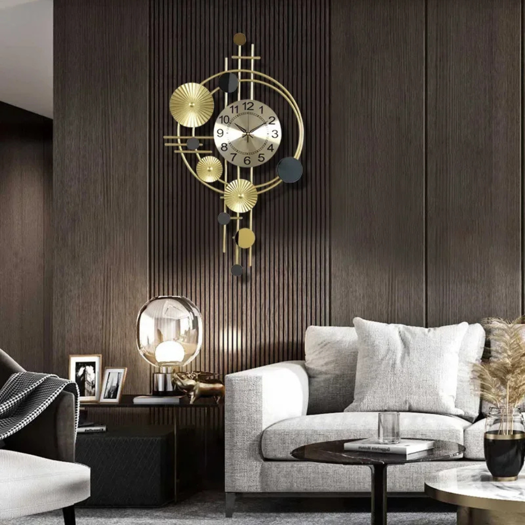 Davy | Vornix Large Metal Wall Clock