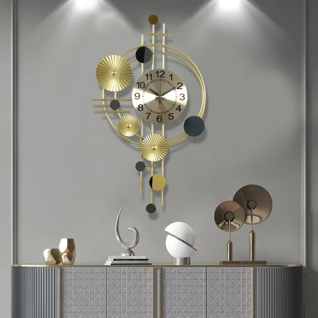 Davy | Vornix Large Metal Wall Clock