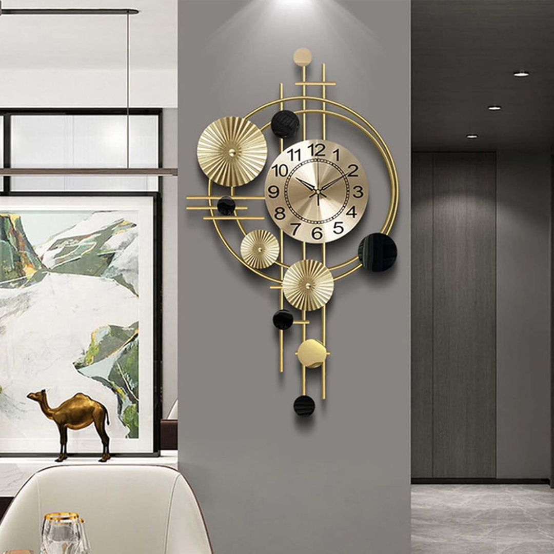 Davy | Vornix Large Metal Wall Clock