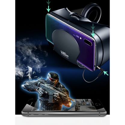 Davy | VR Headset with Integrated Headphones for iPhone & Android
