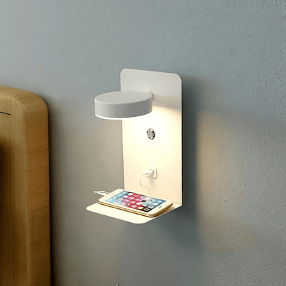 Davy | Wall Light with USB-C Charger and 330° Swivel
