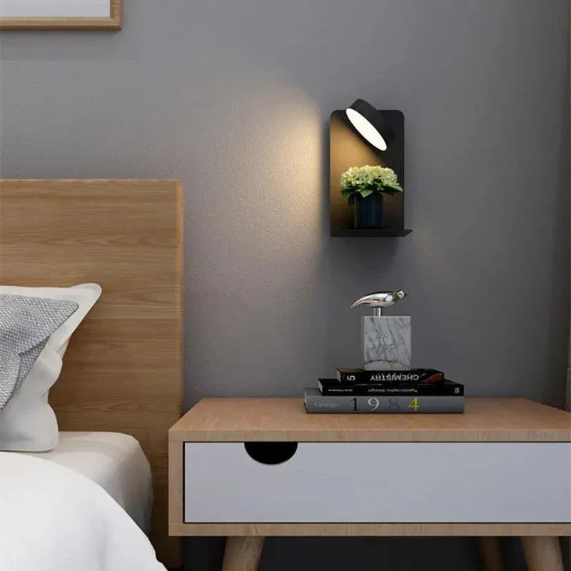 Davy | Wall Light with USB-C Charger and 330° Swivel