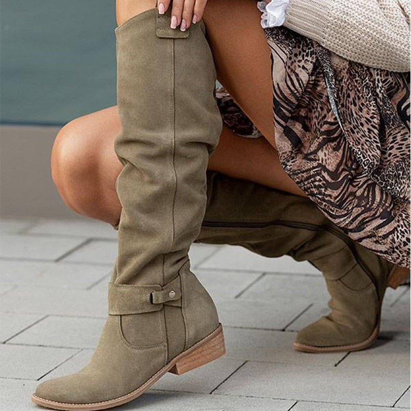 Women's Cozy Suede Winter Boots