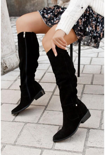 Women's Cozy Suede Winter Boots