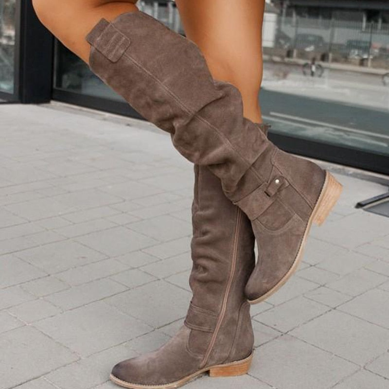 Women's Cozy Suede Winter Boots