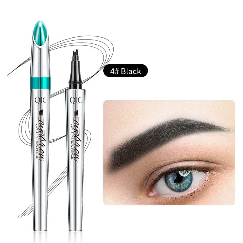 Davy | Waterproof 4-Tip Brow Pen for Natural Look