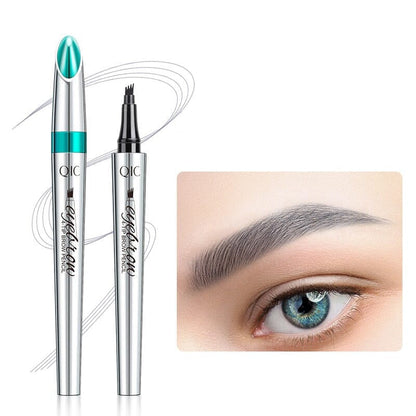 Davy | Waterproof 4-Tip Brow Pen for Natural Look
