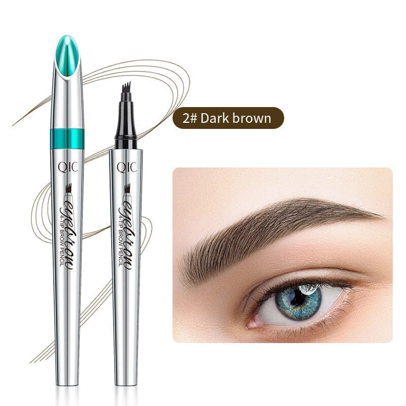 Davy | Waterproof 4-Tip Brow Pen for Natural Look