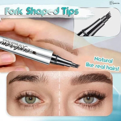 Davy | Waterproof 4-Tip Brow Pen for Natural Look