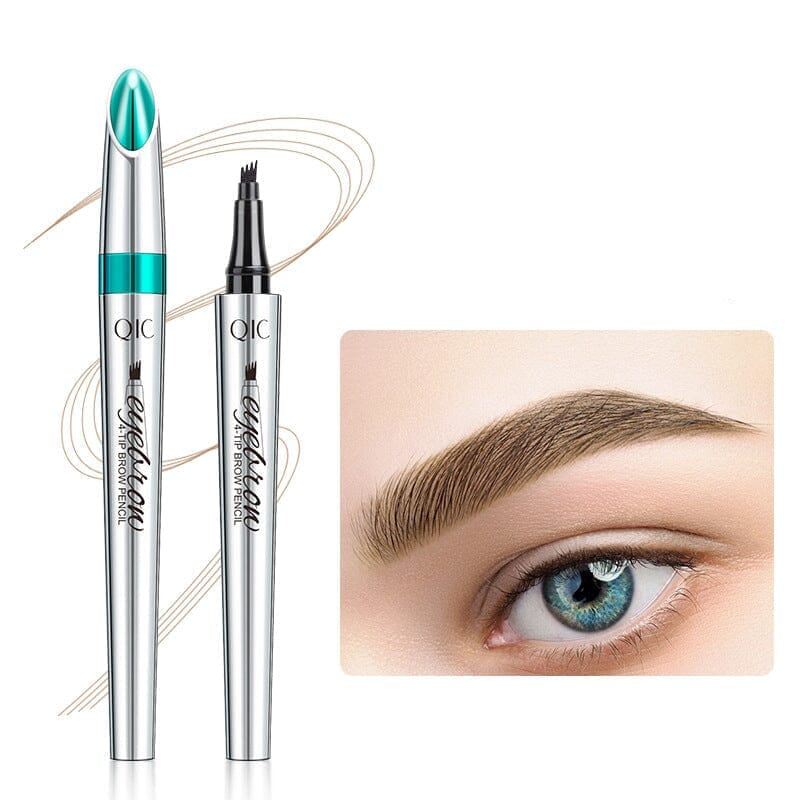 Davy | Waterproof 4-Tip Brow Pen for Natural Look