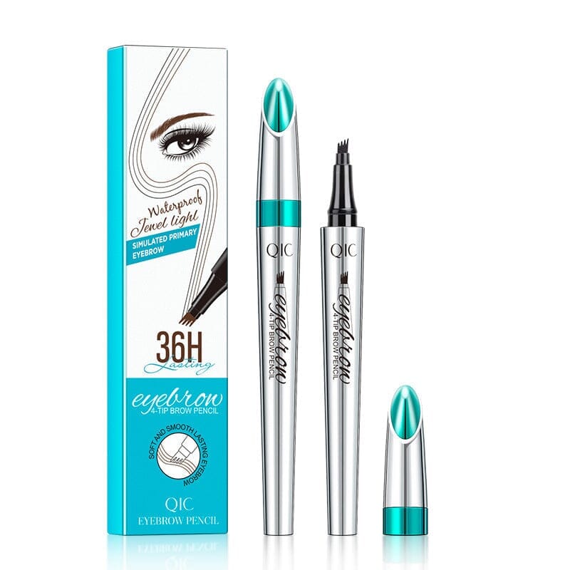 Davy | Waterproof 4-Tip Brow Pen for Natural Look