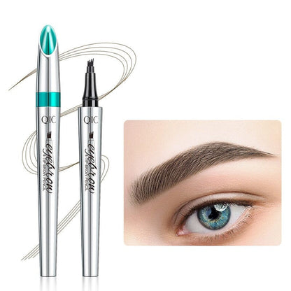 Davy | Waterproof 4-Tip Brow Pen for Natural Look